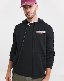 Napapijri Aylmer Full Zip Sweatshirt - Black