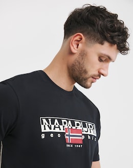 Napapijri Aylmer Logo T-Shirt - Black