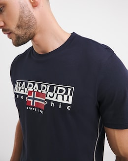 Napapijri Aylmer Logo T-Shirt - Navy