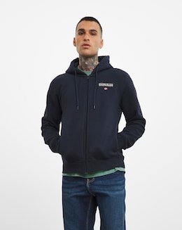 Napapijri Ayas Navy Logo Hoodie