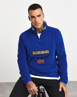 Napapijri Burgee Half Zip Pocket Sweat