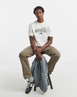 Napapijri Funes Graphic T-Shirt - White