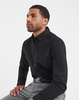 Long Sleeve Oxford Shirt Long Length