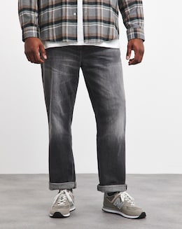 Premium Grey Wash Loose Fit Jean