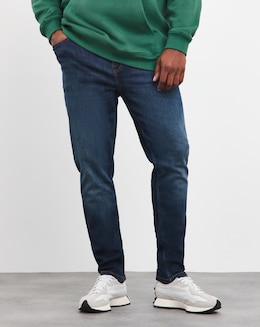 Premium Hemp Darkwash Slim Leg Jean