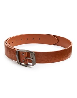 Tan Leather Jeans Belt