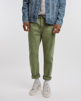 Premium Green Straight Fit Twill Jean