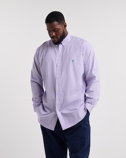 ralph lauren poplin shirt white