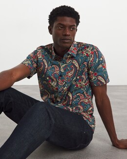 Joe Browns Perfect Paisley Short Sleeve Shirt