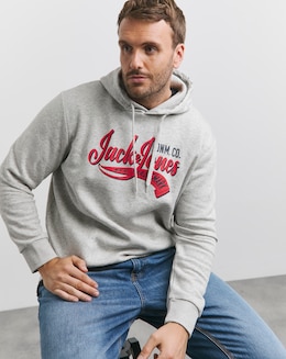 Jack &amp; Jones Logo Sweat Hood