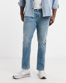 Jack &amp; Jones Slim Tapered Fit Glenn Jeans In Light Blue