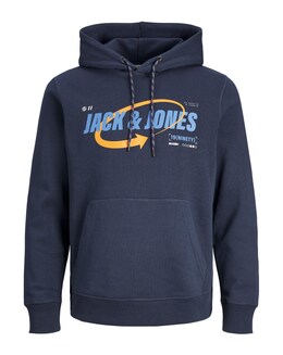 Jack &amp; Jones Black Hooded Sweatshirt