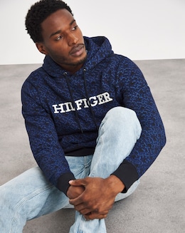 Tommy Hilfiger Navy Monogram Hoodie