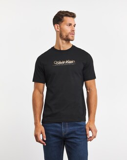 Calvin Klein Short Sleeve Flock T-Shirt