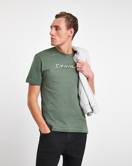 Calvin Klein Short Sleeve Flock T-Shirt