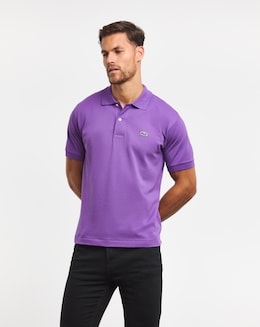 Lacoste Purple Classic Short Sleeve Polo