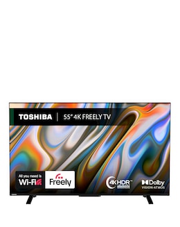 Toshiba 55UV2F53DBU 55in Smart TV 4K UHD HDR LCD Freely TV with Amazon Alexa