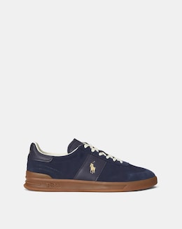 Polo Ralph Lauren Heritage Aera Suede Trainers - Navy