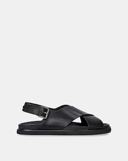 Polo Ralph Lauren Zane Leather Sandal - Black