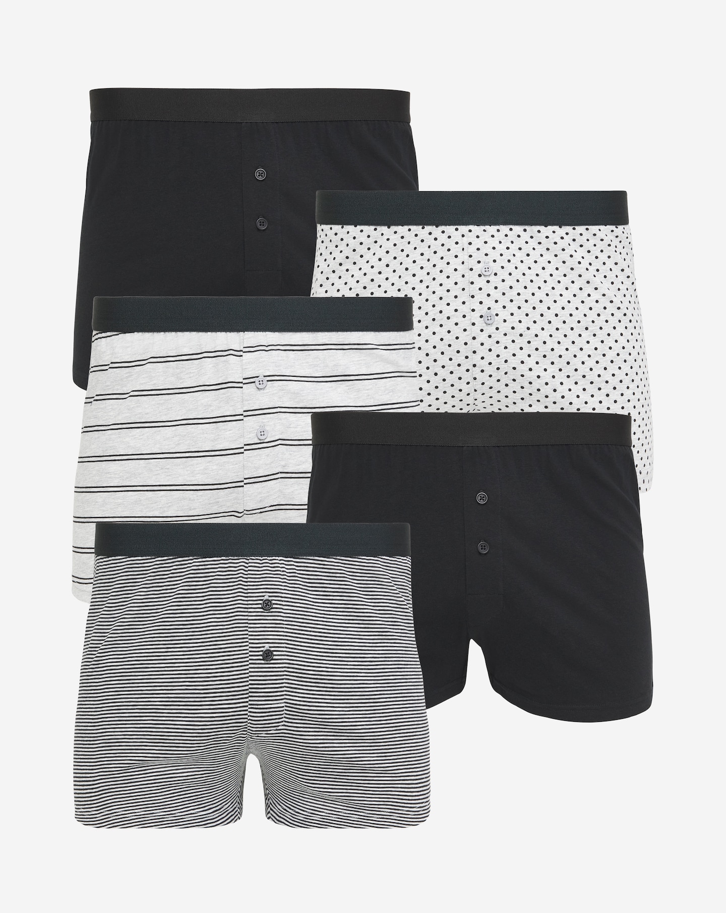 4 Pack Multi Woven Boxers Jacamo