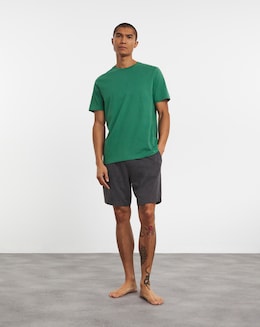 Jersey Tshirt And Short PJ Set
