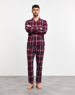 Classic Woven Check Flannel PJ Set