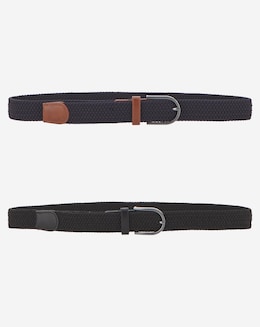 Pack of 2 Canvas Belts