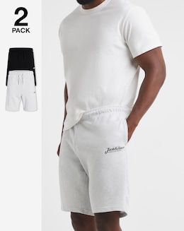 Jack &amp; Jones Beau Sweat Shorts 2 Pack - Multi