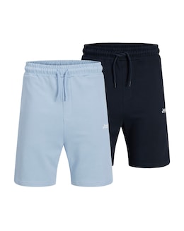 Jack &amp; Jones Beau Sweat Shorts 2 Pack - Multi