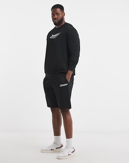 Jack &amp; Jones Beau Sweatshirt &amp; Short Set - Black