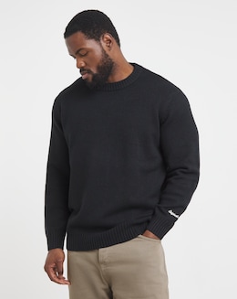 Jack &amp; Jones Norrebro Logo Jumper - Black