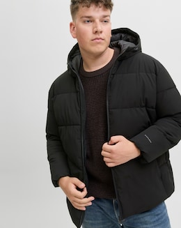 Jack &amp; Jones Global Puffer Coat - Black