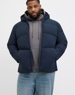 Jack &amp; Jones Global Puffer Coat - Navy