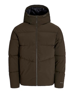 Jack &amp; Jones Global Puffer Coat - Brown