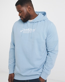 Jack &amp; Jones Beau Sweat Hoody - Chambray Blue
