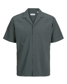 Jack &amp; Jones Pablo Textured Resort Shirt - Green