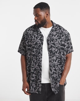 Jack &amp; Jones Jeff Resort Printed Shirt - White