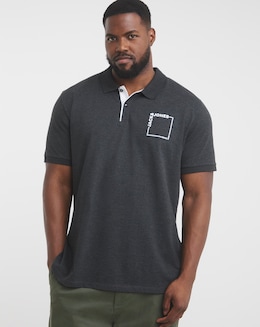 Jack &amp; Jones Verner Logo Polo - Black