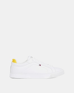Tommy Hilfiger Icon Court Trainer - White/Yellow