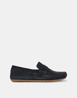 Tommy Hilfiger Suede Driving Shoe - Navy