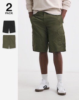 Jack &amp; Jones Cole Cargo Short 2 Pack - Multi