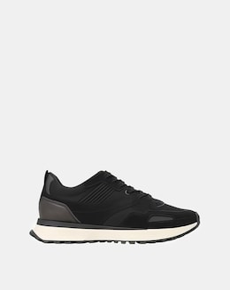 BOSS Jonah Suede Runner - Black