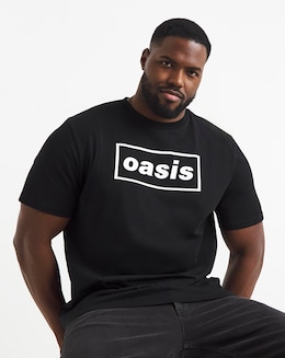 Jack &amp; Jones Oasis Crew Neck T-Shirt - Black Multi