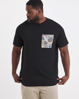 Jack Jones Avira Pocket T-Shirt - Black