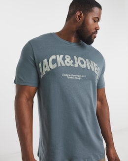 Jack &amp; Jones Almeria Logo T-Shirt - Black