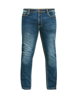 D555 Ambrose Vintage Blue Tapered Fit Stretch Jeans