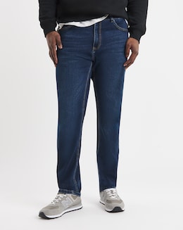 D555 Big &amp; Tall Ambrose Tapered Fit Stretch Jeans - Vintage Blue