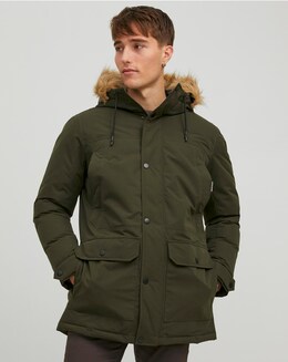 Jack &amp; Jones Winner Faux Fur Parka