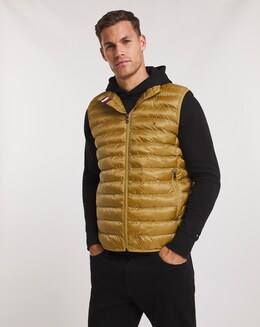 Tommy Hilfiger Gold Packable Recycled Gilet