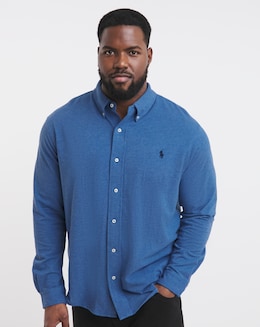 Polo Ralph Lauren Royal Long Sleeve Jersey Stretch Shirt